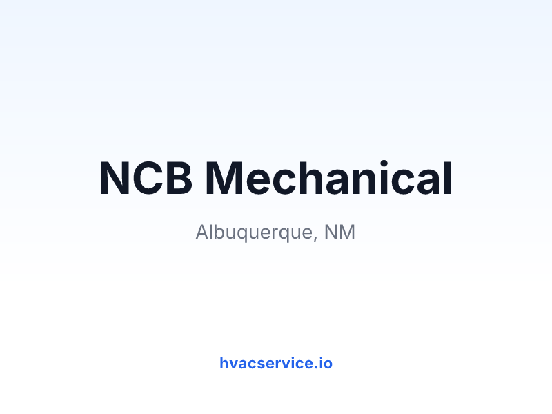 NCB Mechanical