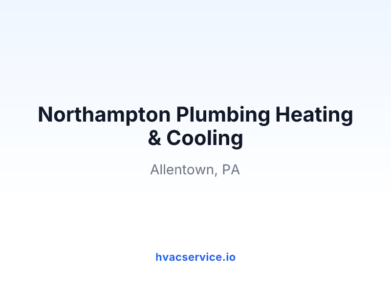Northampton Plumbing Heating & Cooling