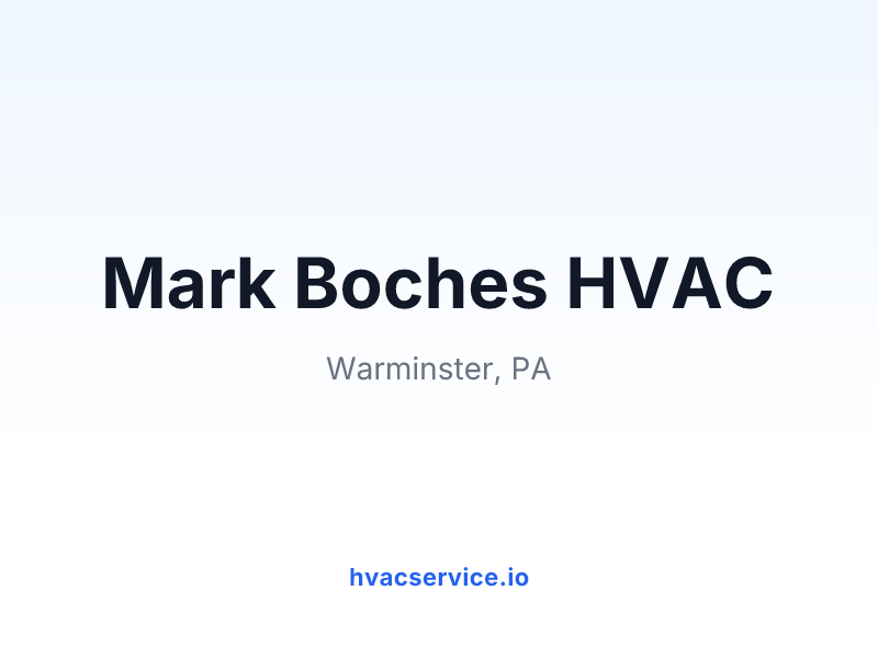 Mark Boches HVAC