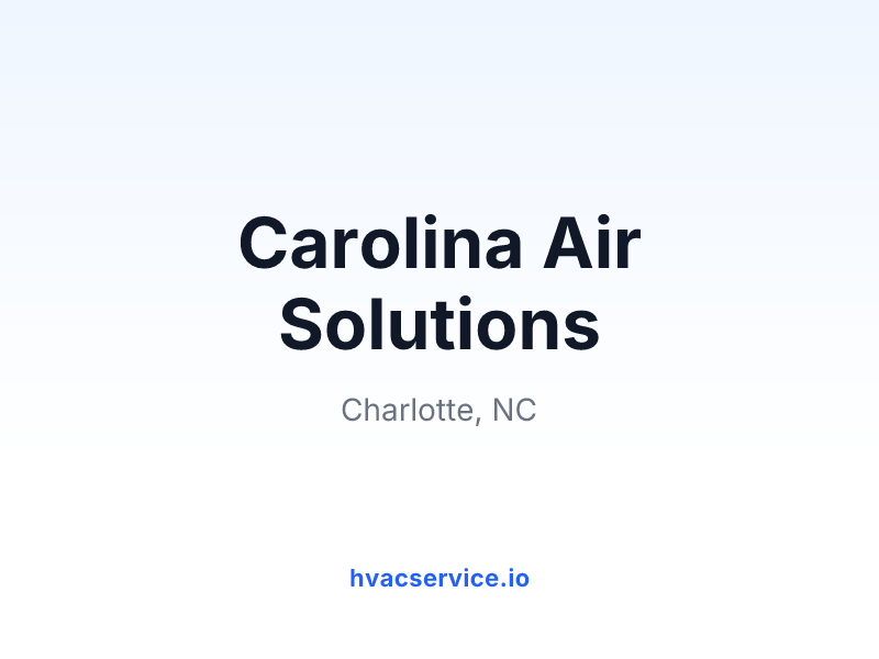 Carolina Air Solutions
