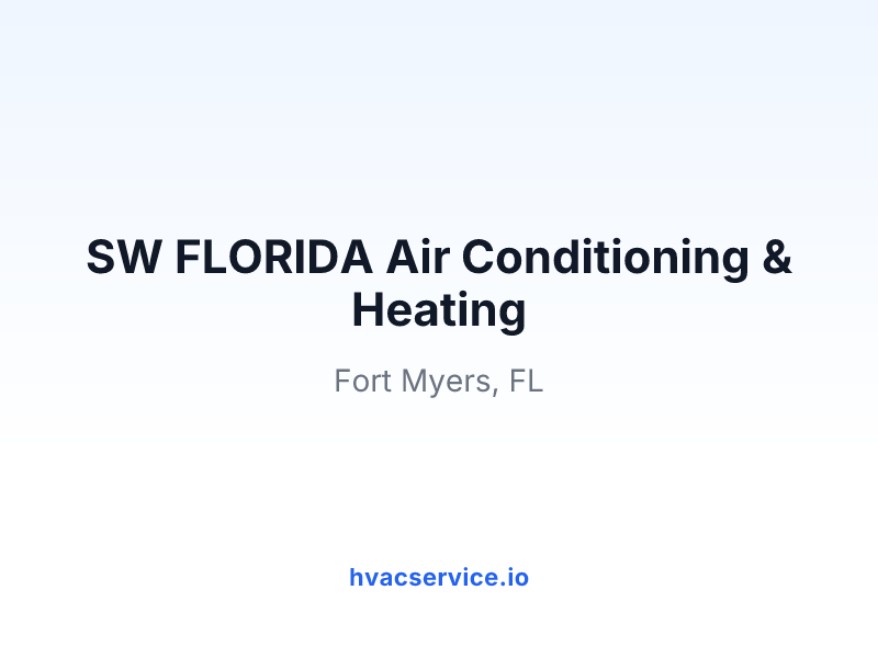 SW FLORIDA Air Conditioning & Heating