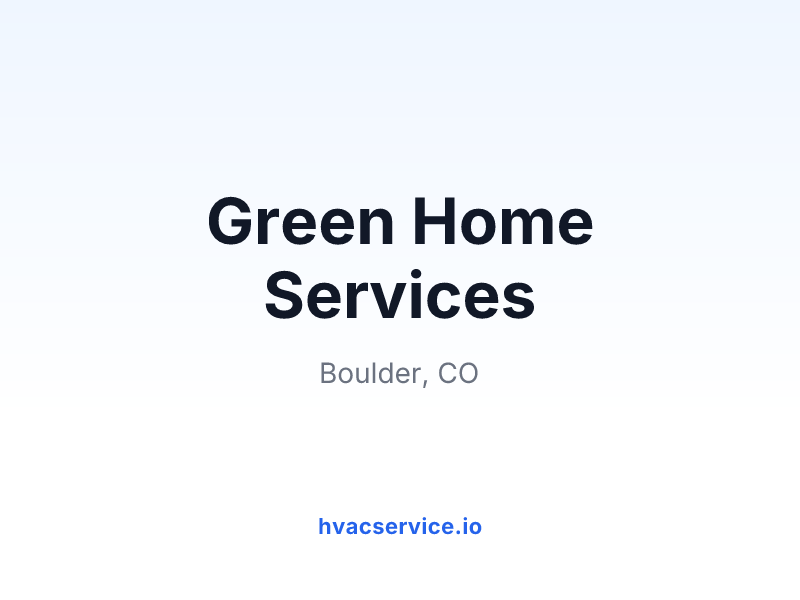 Green Home Services
