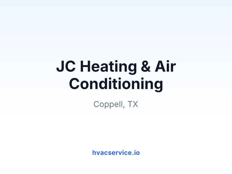 JC Heating & Air Conditioning