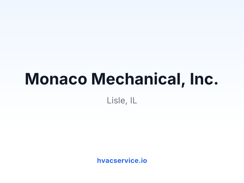 Monaco Mechanical, Inc.