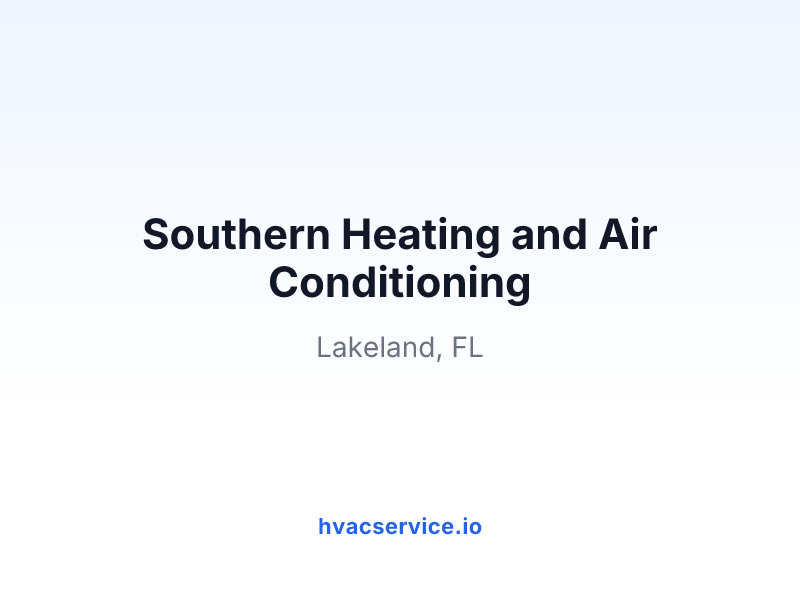 Southern Heating and Air Conditioning