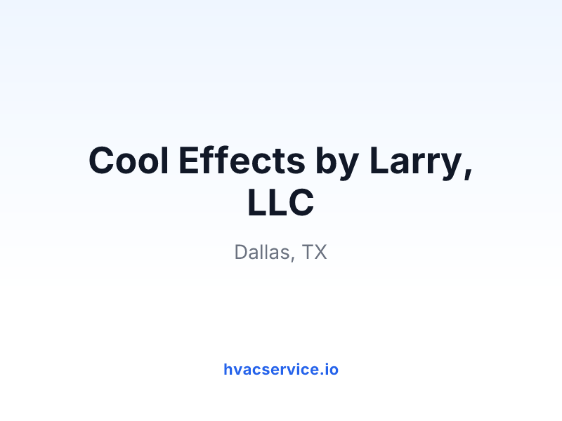 Cool Effects by Larry, LLC