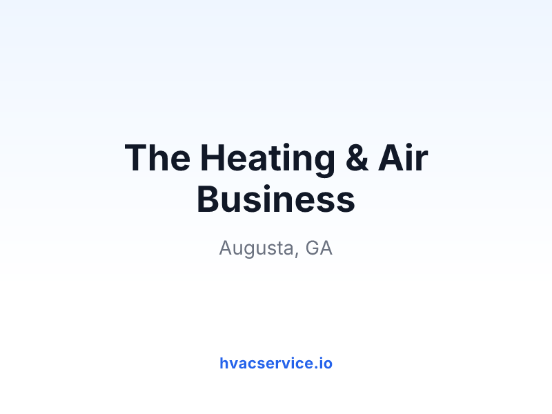 The Heating & Air Business