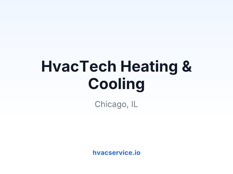 HvacTech Heating & Cooling
