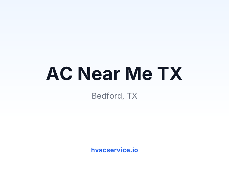 AC Near Me TX