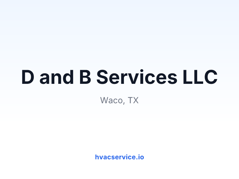 D and B Services LLC