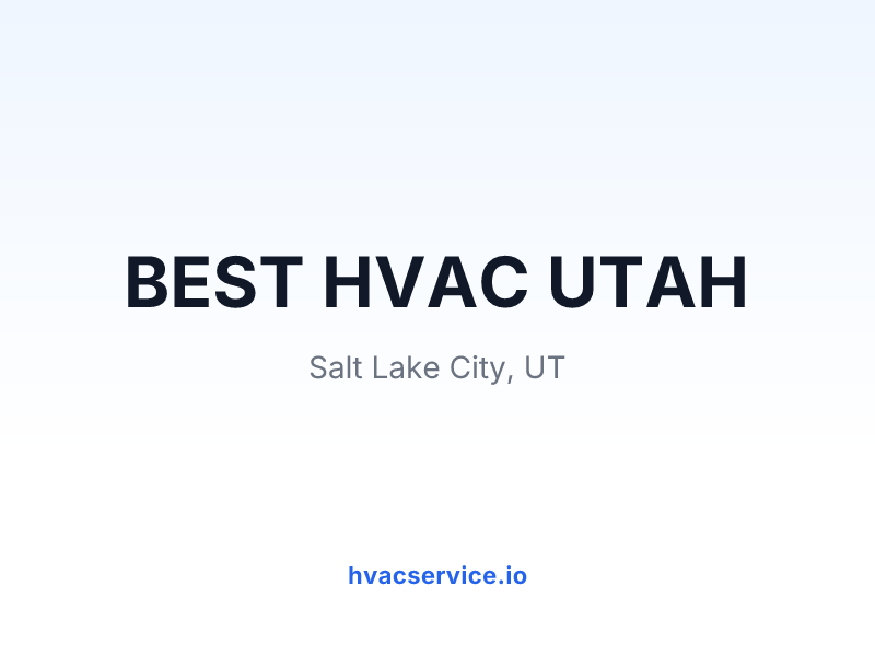 BEST HVAC UTAH