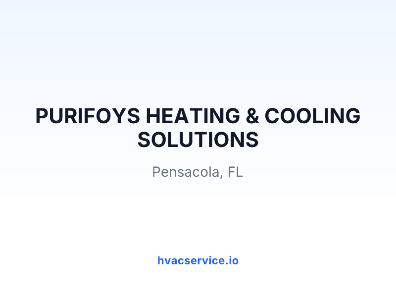 PURIFOYS HEATING & COOLING SOLUTIONS