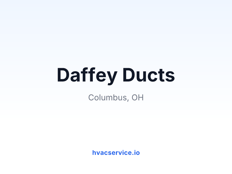 Daffey Ducts
