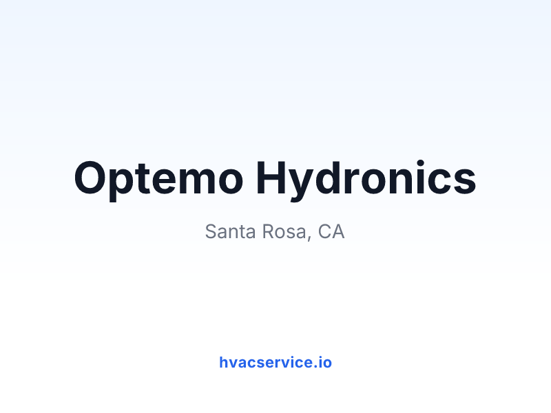 Optemo Hydronics