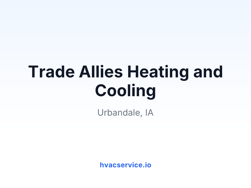Trade Allies Heating and Cooling