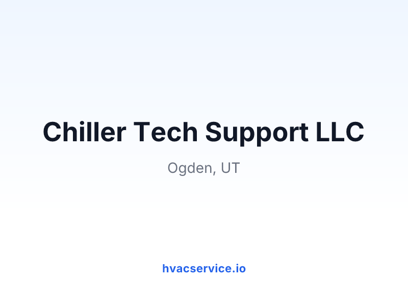 Chiller Tech Support LLC