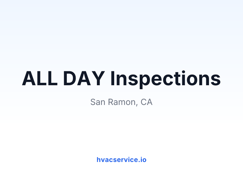 ALL DAY Inspections