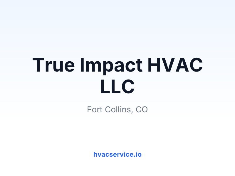 True Impact HVAC LLC