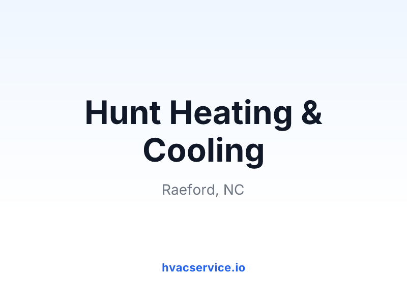 Hunt Heating & Cooling