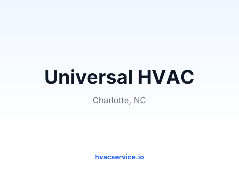 Universal HVAC