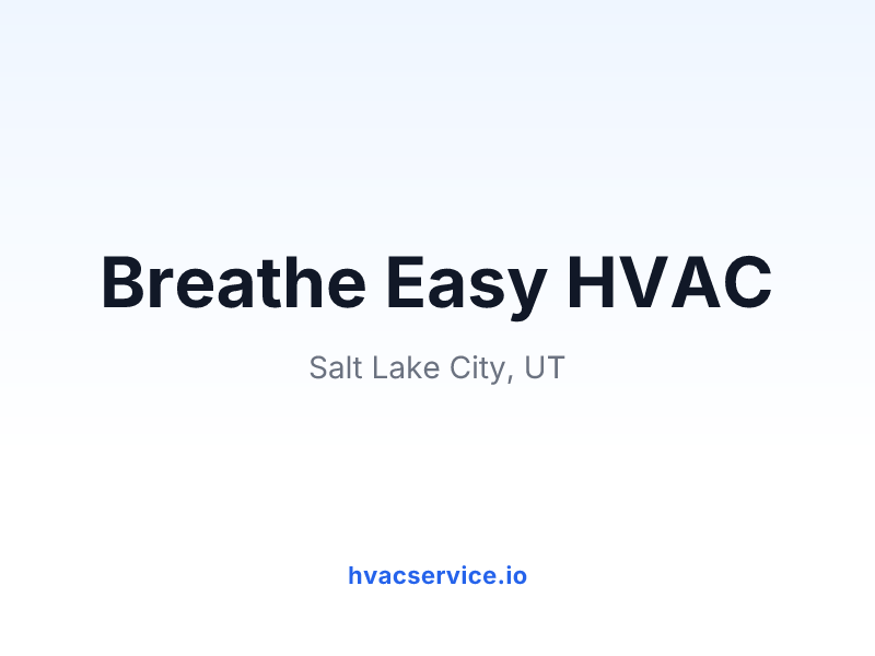Breathe Easy HVAC