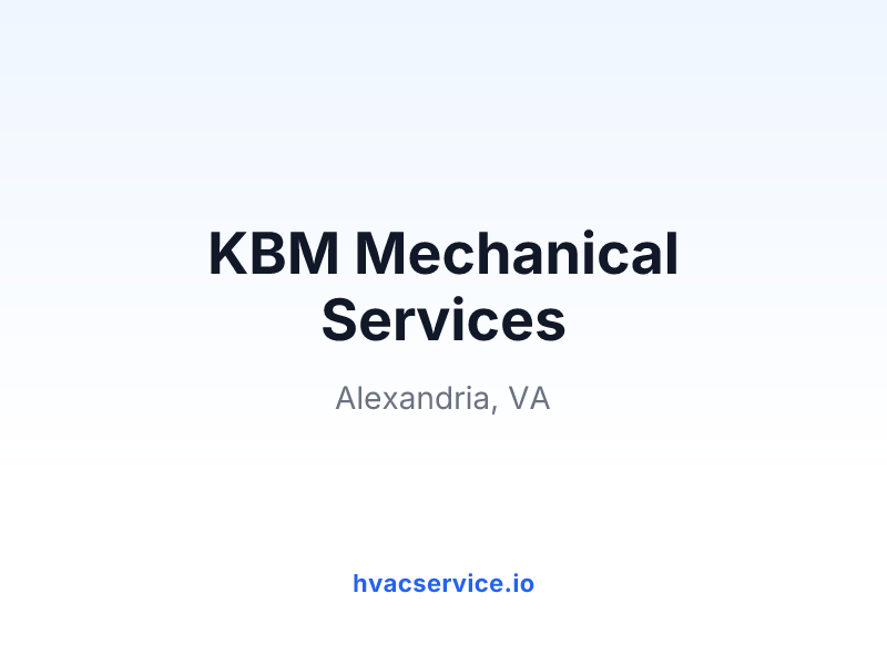 KBM Mechanical Services