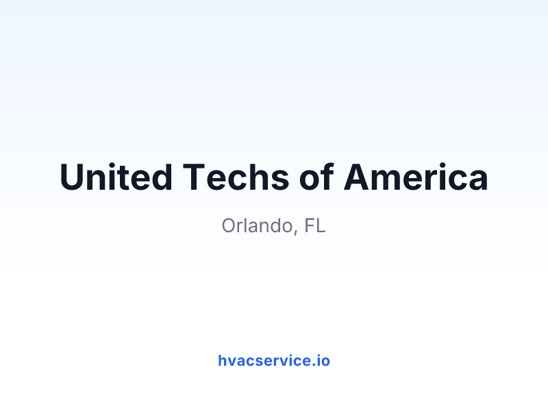 United Techs of America