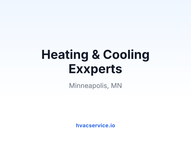 Heating & Cooling Exxperts