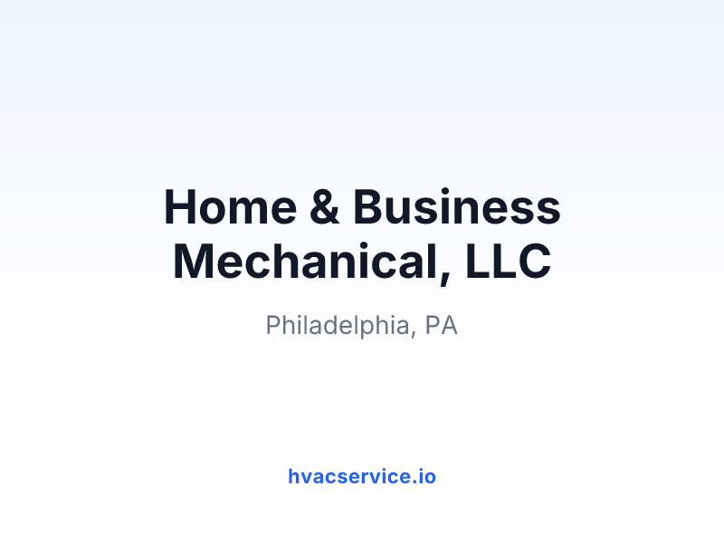 Home & Business Mechanical, LLC