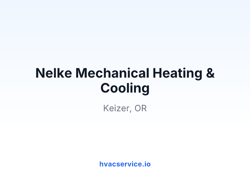 Nelke Mechanical Heating & Cooling