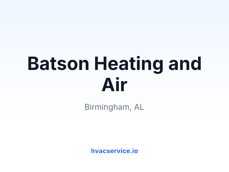 Batson Heating and Air