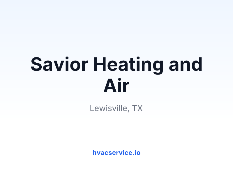 Savior Heating and Air