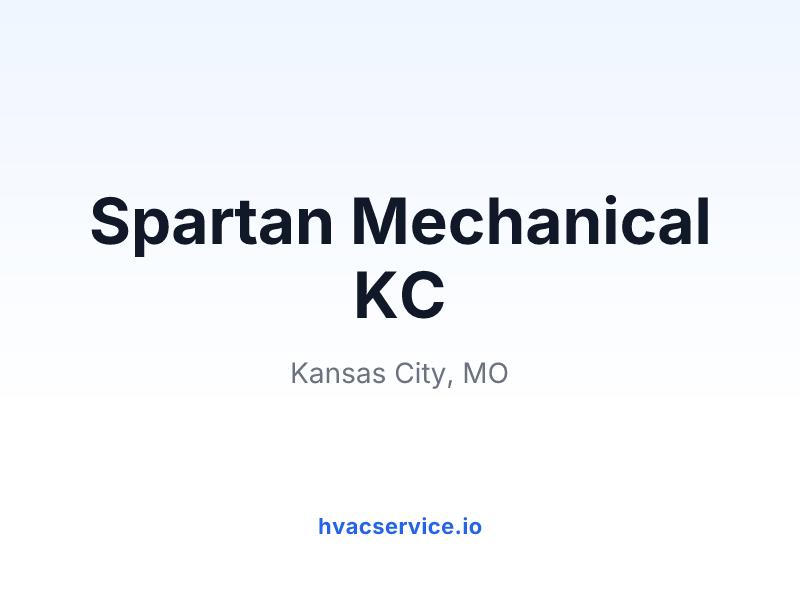 Spartan Mechanical KC