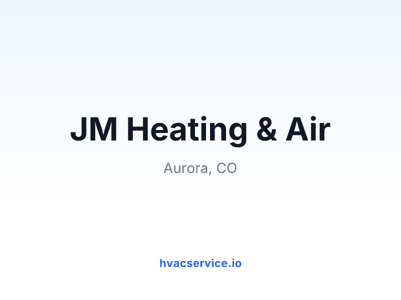 JM Heating & Air