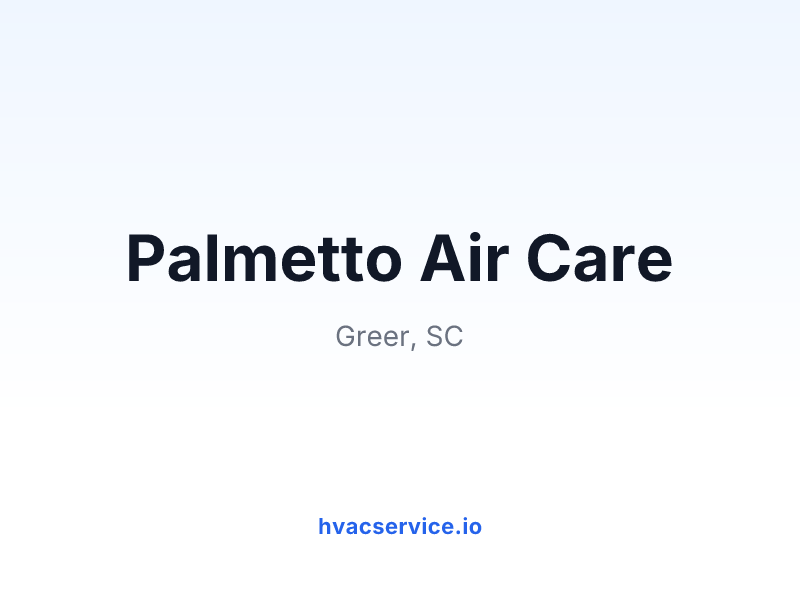 Palmetto Air Care