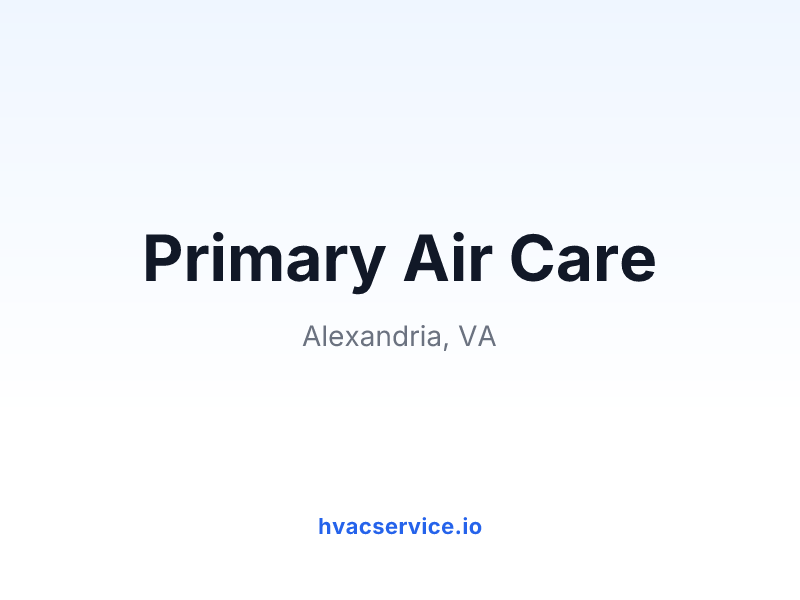 Primary Air Care