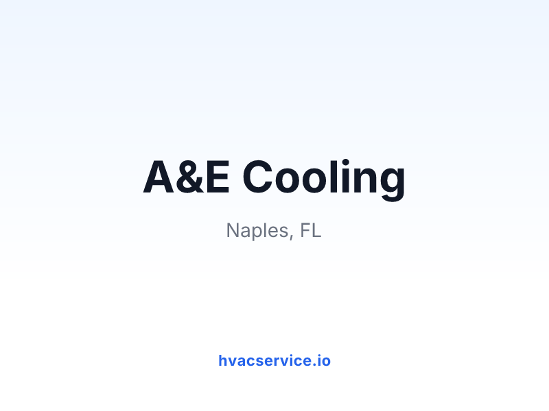 A&E Cooling