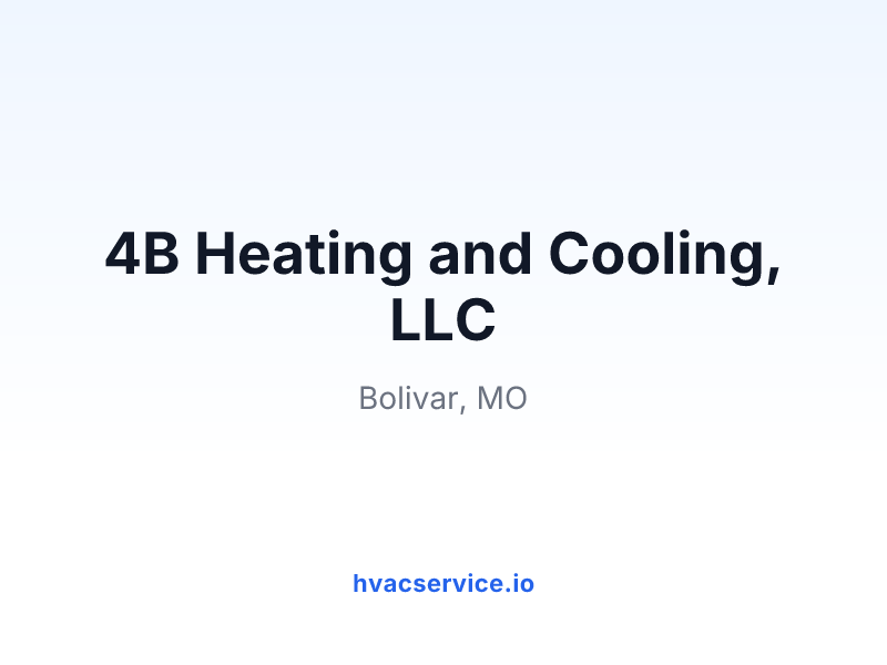 4B Heating and Cooling, LLC
