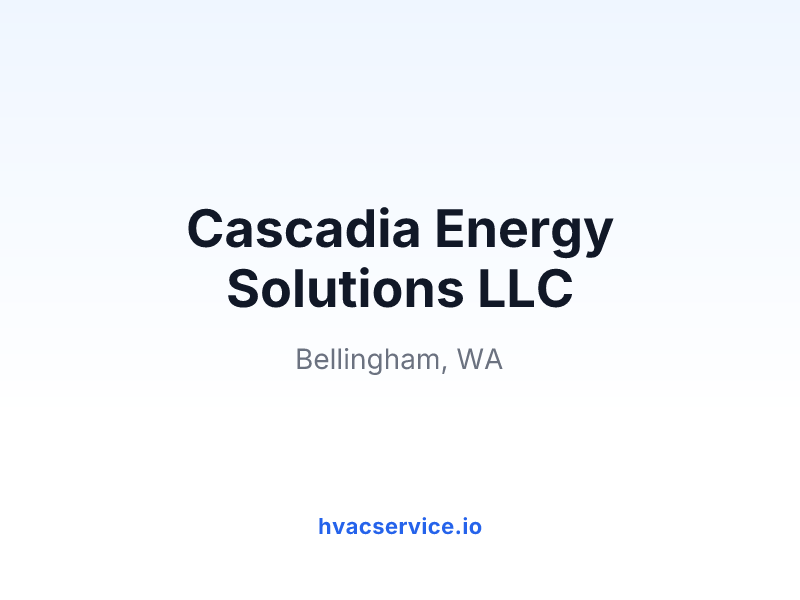 Cascadia Energy Solutions LLC