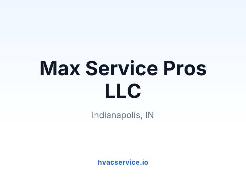 Max Service Pros LLC
