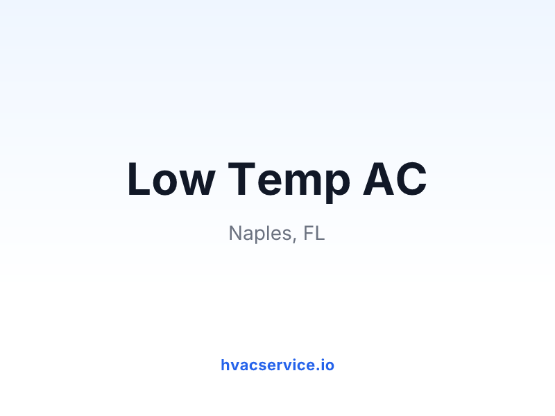 Low Temp AC