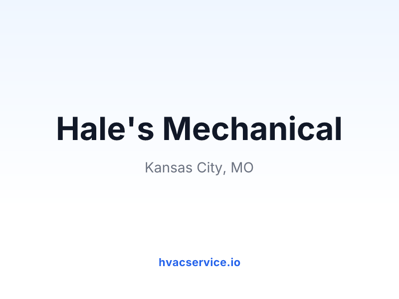 Hale's Mechanical