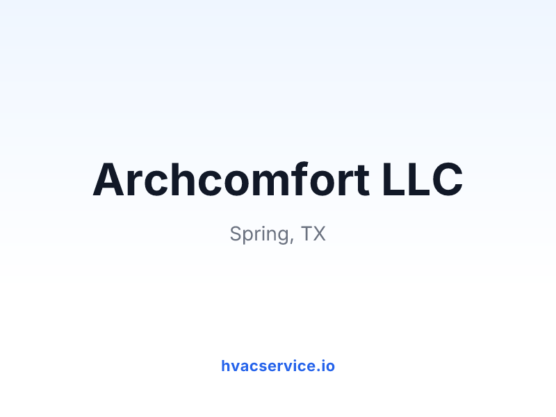 Archcomfort LLC