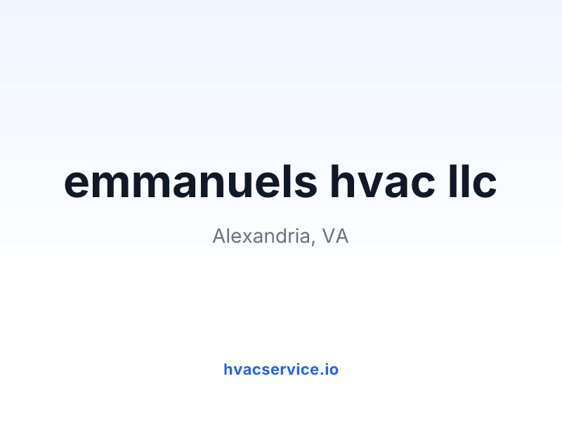 emmanuels hvac llc