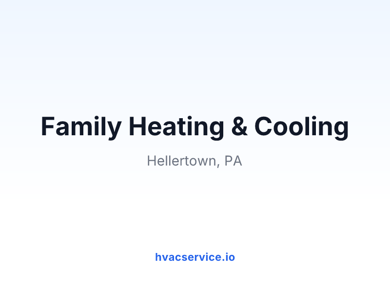 Family Heating & Cooling