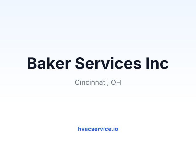 Baker Services Inc