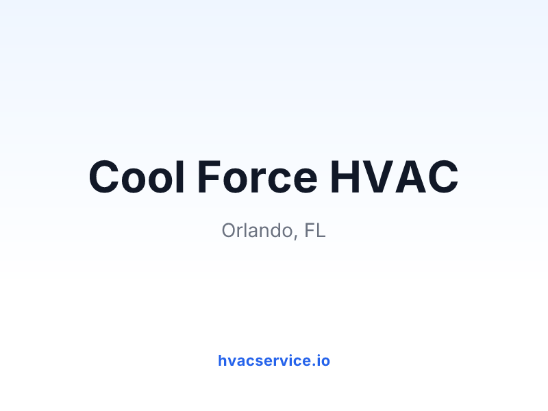 Cool Force HVAC