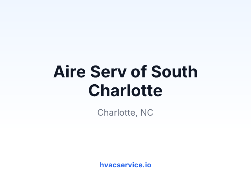 Aire Serv of South Charlotte