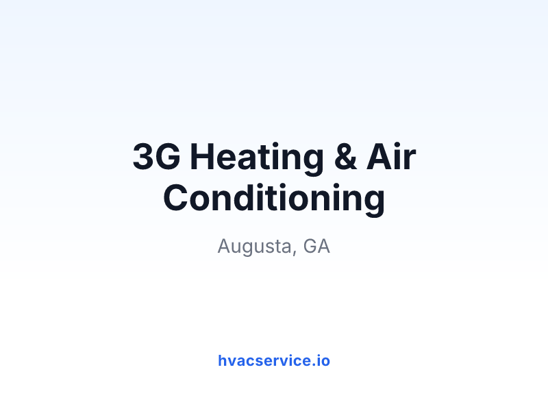 3G Heating & Air Conditioning, LLC