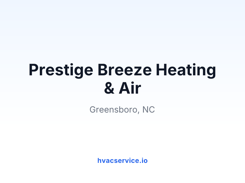 Prestige Breeze HVAC